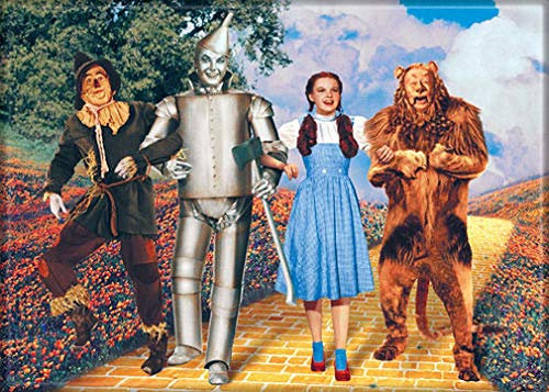 Ata Boy Wizard of Oz Magnet für Kühlschrank und Spind, 6,3 x 8,9 cm 2.5 x 3.5 On The Yellow Brick Road