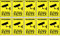 10 Warning CCTV camera stickers signs decals 50mm x 75mm