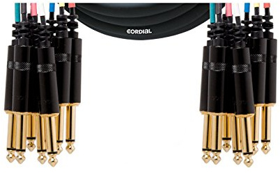 Cordial CML 8-0 PP 3 C Loom Cable (8 x Jack 6.3 mm mono/8 x Jack 6.3 mm mono, Length 3m)