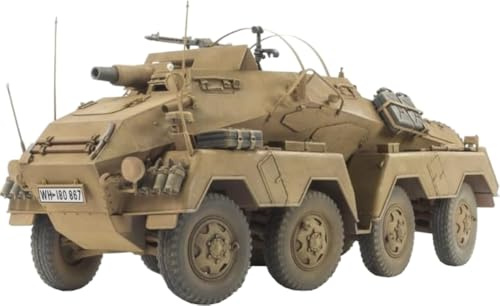 AFV-Club AF35233 - Modellbausatz Sonderkraftfahrzeug 233 8-Rad mit Gun Schwere Panzerspähwagen, 75 cm