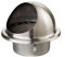 MKK Abluft- Wetterschutzhaube Ø 125 mm Edelstahl Lüftungsgitter Insektennetz Wetterschutz- Gitter Lüftung Haube