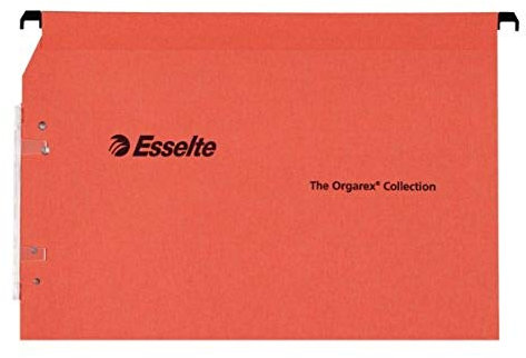 Leitz Esselte 25 Stück Hängemappen Gori – Kraftpapier orange Schrank V-Boden Orange