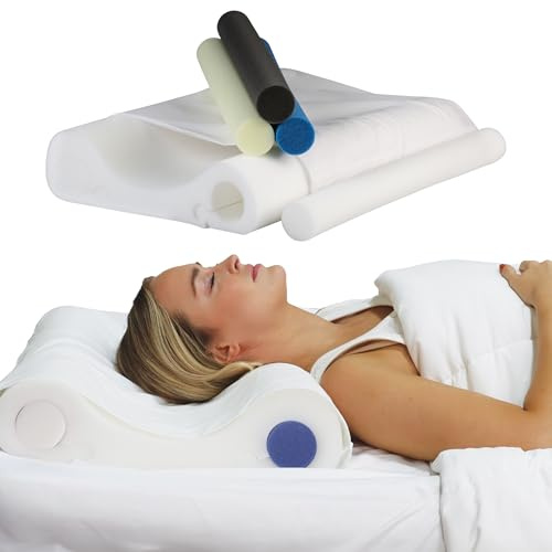 Adjustable Cervical Pillow for Neck Pain Relief, Side & Back Sleepers