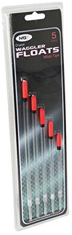 NGT 'Wide Tip' Waggler Floats (Pack of 5) - Green, One Size
