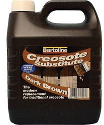 Bartoline Creocote Oil Based Wood Treatment 4L Dark (638229)