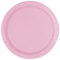 Unique Party - 30878 - Paquet de 20 Assiettes en Carton - 18 cm - Rose Pastel