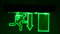 Atra Panneau d'indication de sortie de secours lumineux 8 LED Gris Moderne Étanche Montage au plafond et mural Escalier Maison Bureau