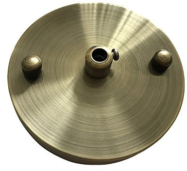 LEDSone Deckenrosette für Deckenleuchte/Hängeleuchten und Beschläge, Messing antik