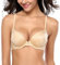 Wingslove Damen Push Up BH mit Bügel Body Make-up T-Shirt BH Alltag Basic Komfort Leicht gepolsterter BH (Nude 34C)