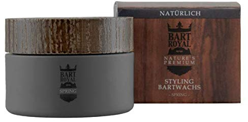 BART ROYAL - NATURES PREMIUM - Bartwachs (Duft: Spring) (ehem. Starnberg) - 100% natürliche Inhaltsstoffe, betörende Düfte