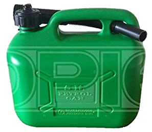 Cosmos 03105A 5L Plastic Fuel Can - Green