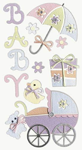 Heyda 203780631 Stick-On's Mix, Motiv: Babysachen