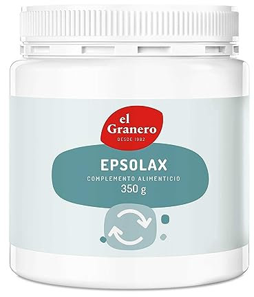 El Granero Integral - Epsolax Sales de Magnesio 350 g - A base de Sulfato de Magnesio - Favorece el Tránsito Intestinal - Ayuda al Sistema Nervioso