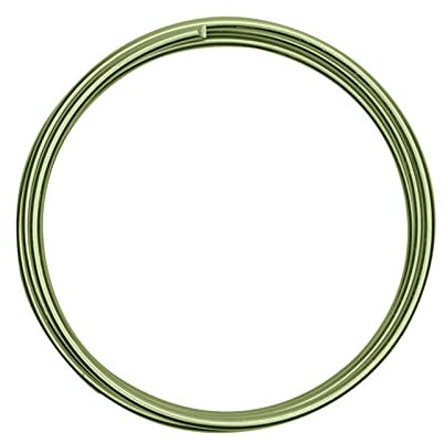 Vaessen Creative Aluminiumdraht, 4mm x 2m, Aluminium Wire, Basteldraht, Dekodraht, Floristikdraht Aludraht Schmuck 4 mm x 2 Meter | Biegsam Schmuckdraht Apfelgrün, Apple Green, 200 x 0.4 x 0.4 cm, 2