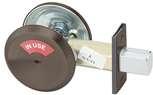 Yale D292 200 Serie Riegel, Mehrfamilienhaus Indikator X Knauf, 2 3/10,2 cm Dornmaß, Dark Satin Bronze, 1