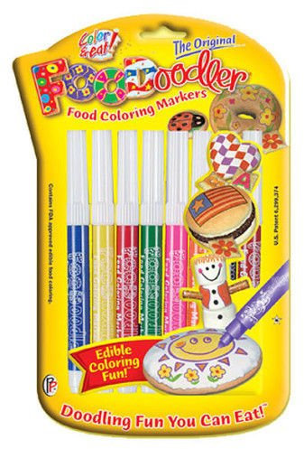 8 x Original Foodoodler Edible Ink Pens Markers for Cake Decorating