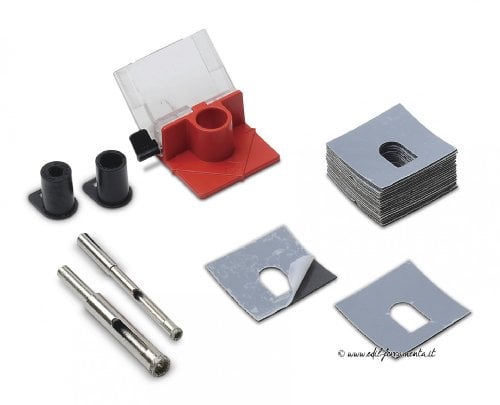 RUBI 4909 | Kit Brocas Diamante EASYGRES | Perforación de Gres, Gres Porcelánico, Granito, Mármol y Vidrio | Diamante Electrodepositado | Corte Húmedo | Ø 6.5 y 10 mm x 10 uds