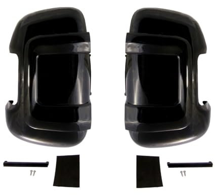 Milenco Van Mirror Protectors - Black - Fiat Ducato / Peugeot Boxer / Citroen Relay