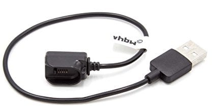 vhbw USB Ladestation kompatibel mit Plantronics Voyager Legend Bluetooth Headset Kopfhörer - Ladekabel, Schwarz