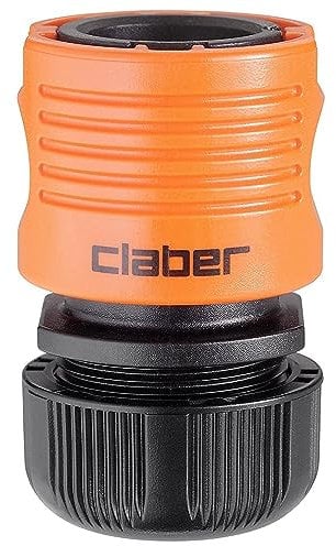Claber 7724025 Raccordi Rapidi per Gomma, 1/2F