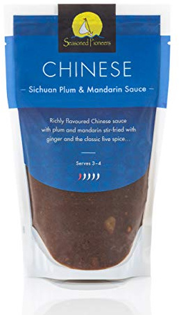 Chinese Plum & Mandarin Sauce, Easy to use Authentic Sauce just add Meat or Vegetables. Dairy Free