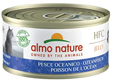 almo nature HFC Jelly Katzenfutter nass -Ozeanfisch 24er Pack (24 x 70g)