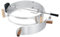 MOESTA-BBQ 10092 Smokin' PizzaRing Rotisserie-Set - Elektrischer Spießdreher für Kugelgrill mit 50 cm Ø, Batterie Motor