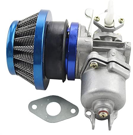 GOOFIT Tuning Vergaser mit Luftfilter Ersatz für 2 Takt 47cc 49cc Mini ATV Quad Dirtbike Pocketbike