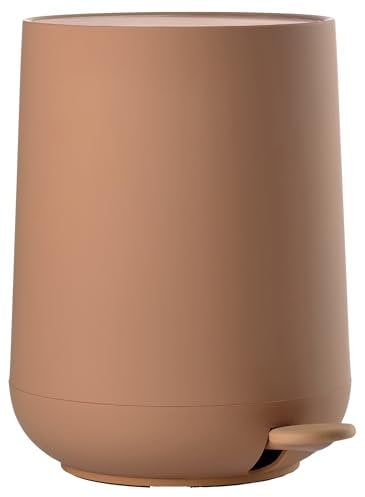 Zone Denmark Nova Mülleimer fürs Bad, Kosmetikeimer, Abfalleimer fürs Badezimmer, Durchm. 23 cm, Höhe 29 cm, Fassungsvermögen 5 Liter, Mandarine