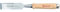Connex COX861030 Stechbeitel mit Ulmer Heft aus Weißbuche und Chrom-Vanadium-Klinge mit Seitenfase, Breite 30 mm