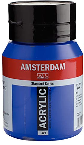 Amsterdam Standard Series Acrylfarbe Flasche 500 ml Ultramarin 504 (17725042)