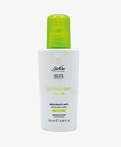 Bionike Defence - Deo Fresh 48H, Deodorante Antitraspirante Spray, Assorbe il Sudore Fino a 48 Ore, Anti-aloni e Zero Macchie, Dona Ascelle Fresche e Protette, Dermatologicamente Testato