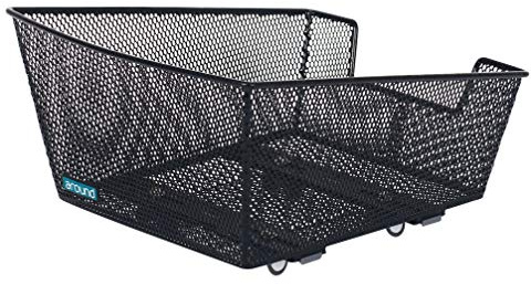 Around College Small - Basic Farhrradkorb Schwarz 38 x 27 x 18 cm