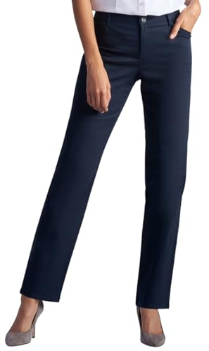 Lee Women's Relaxed Fit All Day Straight Leg Pant Imperial Blue 18 Short