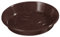 Blumentopf Untersetzer STANDARD rund aus Kunststoff, Farbe:braun;Durchmesser:8 cm