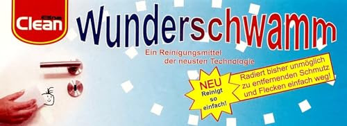 Miracle Sponges/Schmutzradierer Reinigungsschwämme, ohne Reinigungsmittel, und kann in 14 x 5,9 x 3 cm verwendet werden