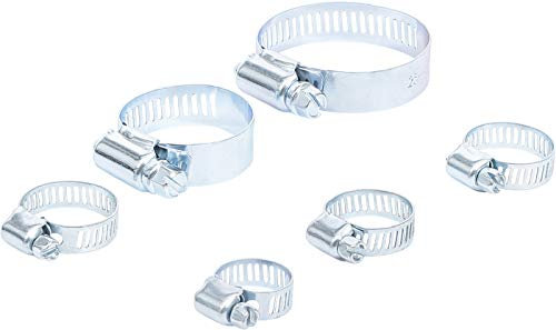 BGS Diy 80855 | Schlauchklemmen-Sortiment | Ø 4 - 45 mm | 6-tlg.