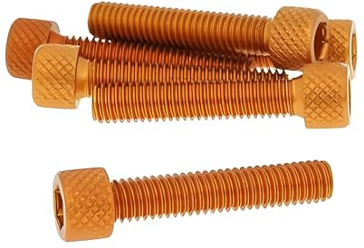 Vicma Hexagon Socket Screw Set - Anodized Aluminum orange - 6 pcs - M6x30 - Styling