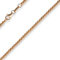 2,2mm Kette Collier Halskette Kugelkette 585 Gold Rosegold 45cm Goldkette