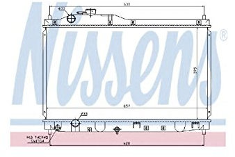 Nissens Radiator - 68145