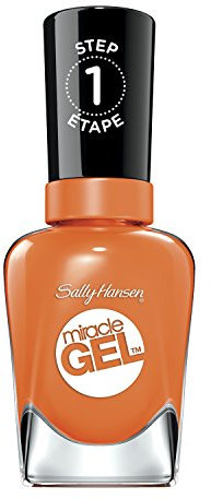 Sally Hansen Miracle Gel Nail Polish, Green and Orange, Electra-Cute