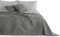 DecoKing 29831 Tagesdecke 170 x 210 cm stahl anthrazit grau silber Bettüberwurf zweiseitig pflegeleicht steel silver grey dimgray Axel