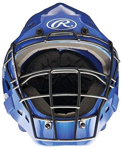 Hockey Style Design Catcher's Helmet, Royal