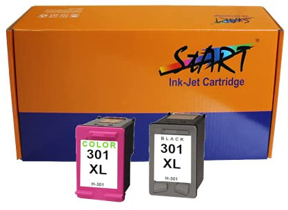 Start - 2 Ersatz Tintenpatronen kompatibel zu HP 301XL HP301XL Schwarz / Farbe für HP DeskJet Serien