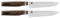 KAI Shun Premier Tim Mälzer japanisches Steakmesser 2er Set 13 cm Klingenlänge - VG-MAX Kern 61 HRC, 32 Lagen Damast hochglanzpoliert - Pakkaholz mittelbraun - Hammerschlagoberfläche - Made in Japan