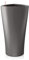 Lechuza 15503 - Maceta Delta Premium Kit completo, color antracita metalizado (30 x 56)