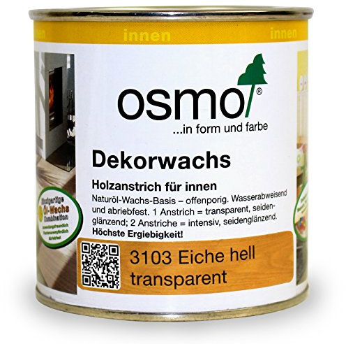 Osmo Dekorwachs Transparent Eiche hell 0,375 l - 10100802