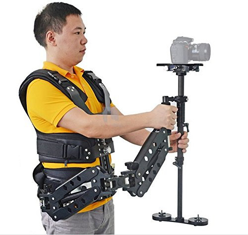 GOWE Hand-Stabilisator, Steadycam + Weste, Arm-Set, Doppelarme, für Canon, Nikon, Sony, DSLR, BMCC P0015431