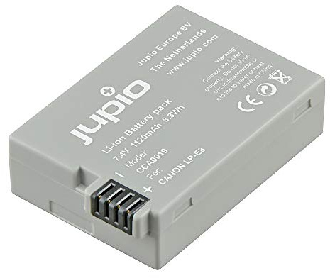 Jupio CCA0019 Kamera Akku für EOS 550D/EOS 550 D/EOS 600D