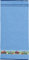 Erwin Müller Kinder-Handtuch Frottier hellblau Größe 50x100 cm - mit Webbordüre Traktor, Bauernhof, 100% Baumwolle